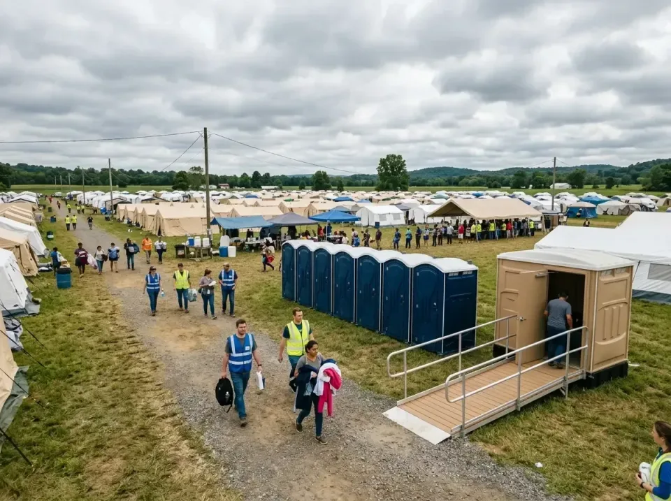 disaster-relief-camp-restrooms-010 — frequently asked questions, Dumpster & Portable Bathrooms Rental in Linwood, PA